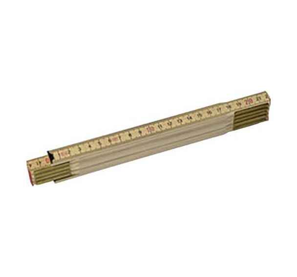 Mesure pliante bois naturel 2 m x 15mm