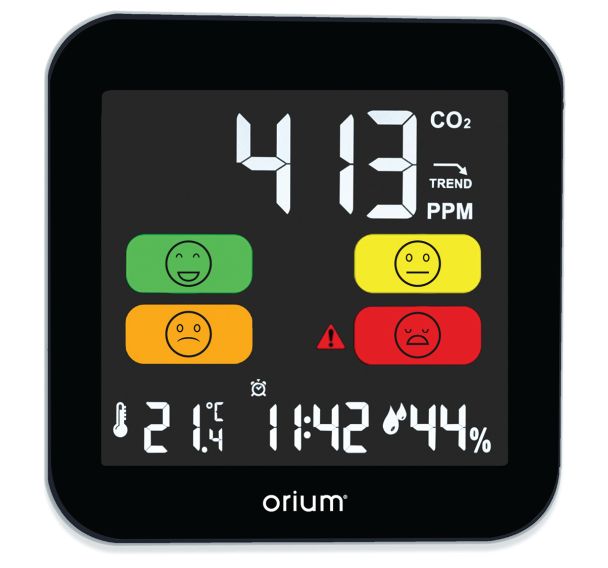 Mesureur de CO2 température et humidité Quaelis 14 - Orium