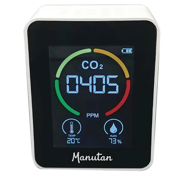 Mesureur de CO2 température et humidité Style 1 - Manutan