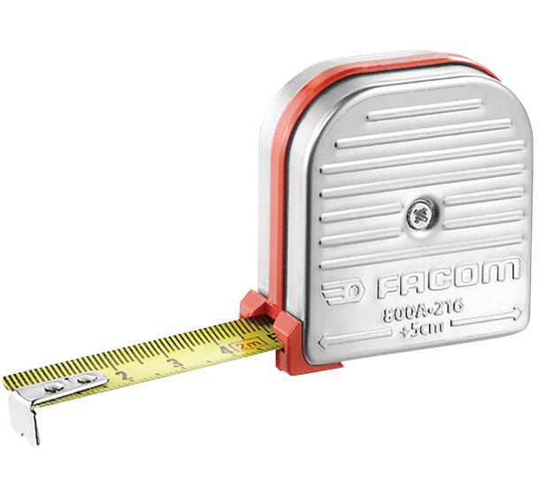 Mètre à ruban de mécanicien boîtier en inox - Facom - Lot de 5