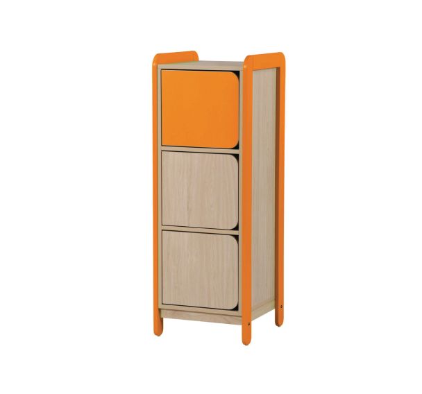 Meuble 1 colonne avec 3 portes Lili