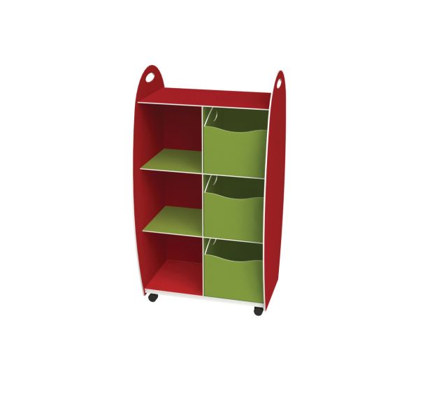 Meuble 2 étagères 3 tiroirs Emma, hauteur 114 cm - Paperflow