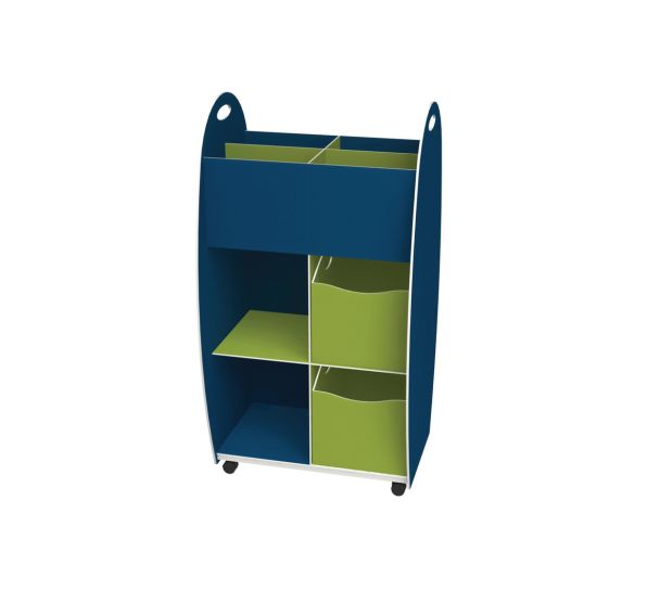 Meuble 4 bacs 2 tiroirs 2 niches Emma hauteur 114 cm - Paperflow