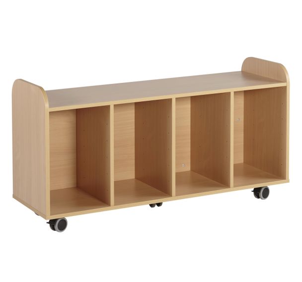 Meuble à bacs 4 cases colonnes - Manutan Expert