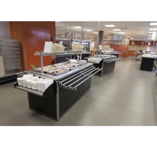Meuble Salad'bar rectangulaire Tournus Equipement