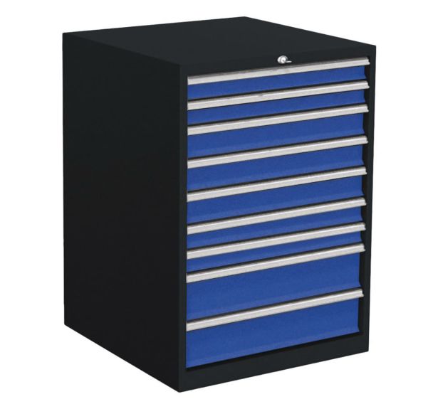 Meuble à 9 tiroirs non-aménageables ht 1150 mm Anjou Tolerie