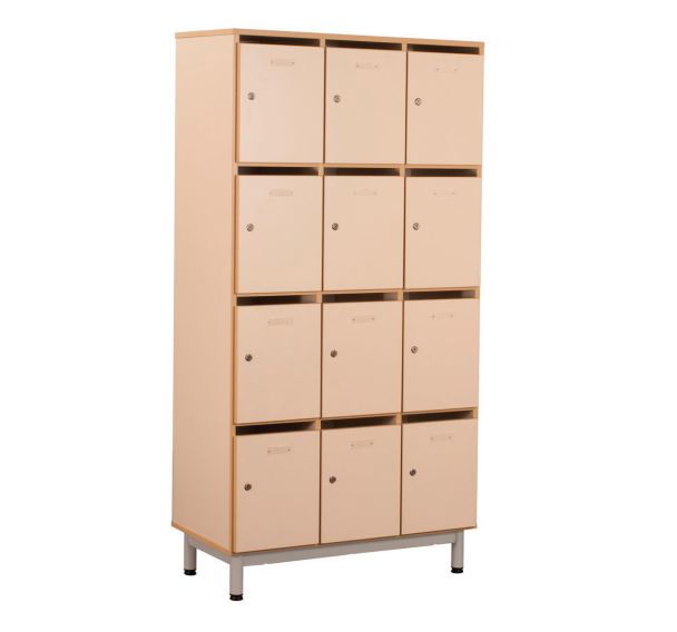Meuble à courrier Bip Bop 12 cases avec pieds - Mobidecor