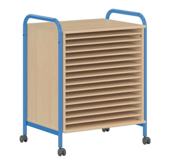Meuble à dessin 15 cases Chloé format raisin - Mobidecor