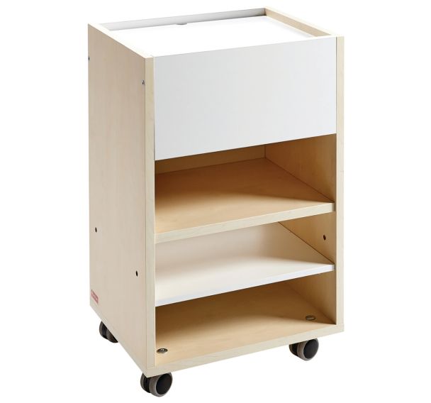 Meuble à roulettes desserte 1 colonne 65 cm Flexi'class
