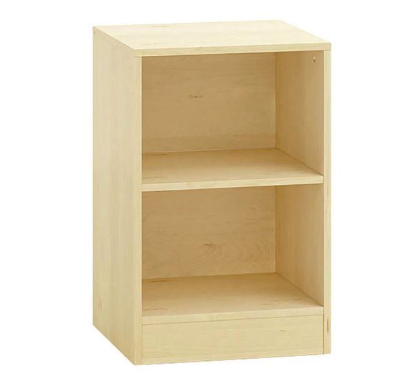 Meuble bas 1 étagère bouleau