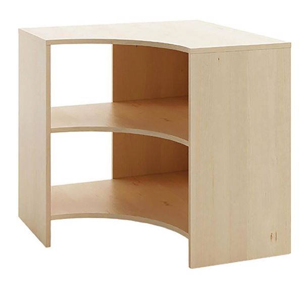 Meuble d'angle intérieur 1 étagère bouleau