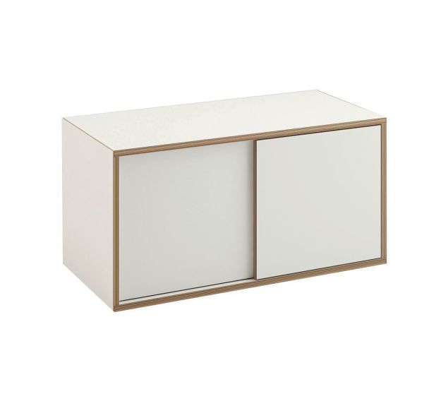 Meuble de rangement Bob fermé avec portes coulissantes