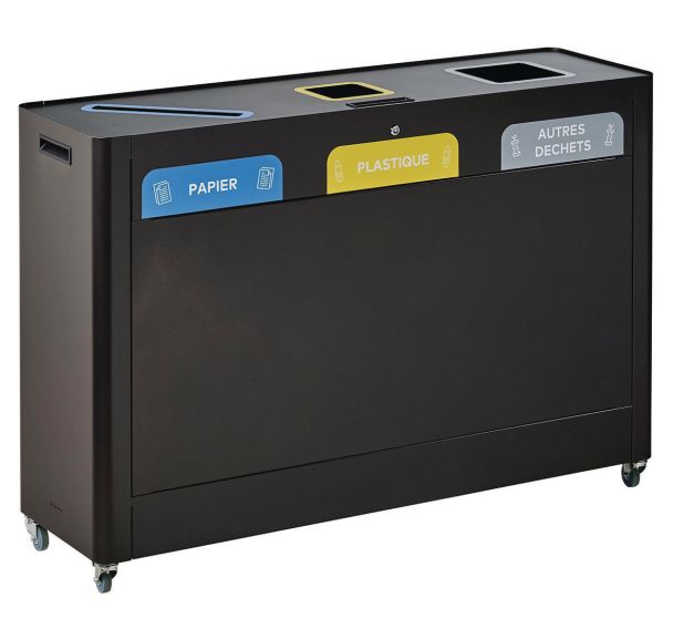 Meuble de tri sékectif TRIMOUV Rossignol Pro