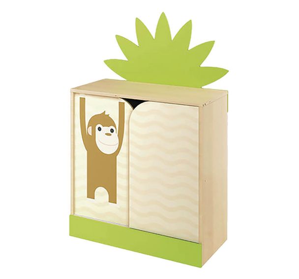 Meuble droit portes coulissantes - singe