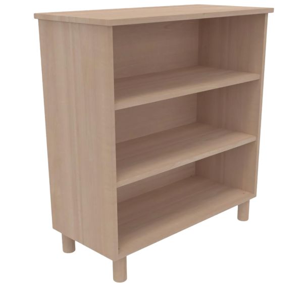 Meuble étagères Filou  sans portes sur pieds hêtre - Manutan Expert