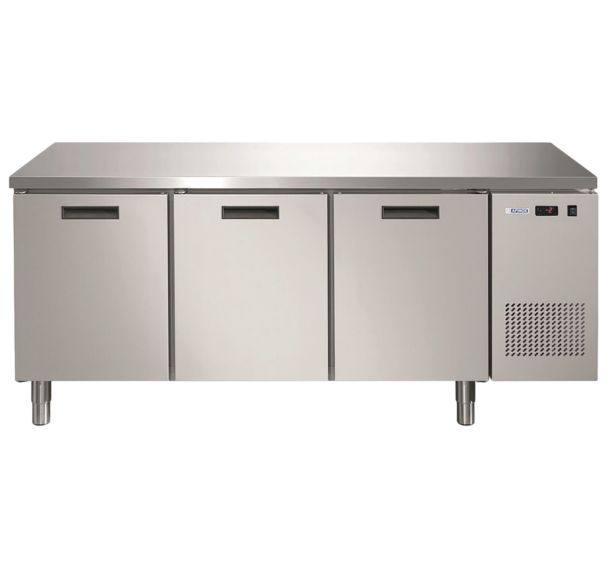 Meuble refrigéré 3 portes 600x400 positif avec dosseret
