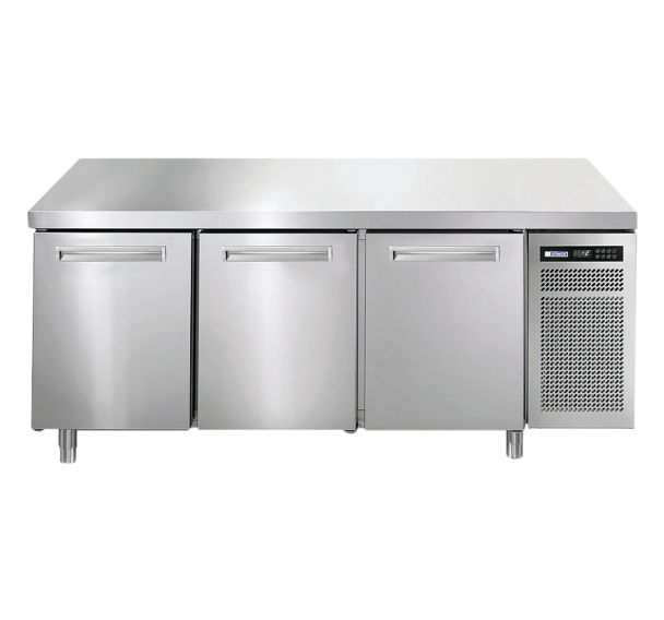 Meuble réfrigéré 600x400 négatif, 3 portes, groupe logé SPRING+SPR+ 803 BT