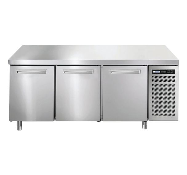 Meuble réfrigéré 600x400 négatif, 3 portes, groupe logé SPRING+SPR+ 803 BTA