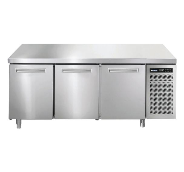 Meuble réfrigéré 600x400 négatif, 3 portes, groupe logé SPRING+SPR+ 803 BTS