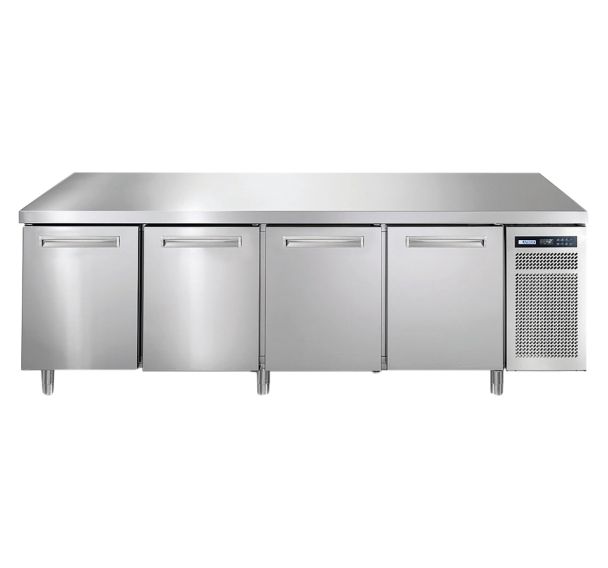 Meuble réfrigéré 600x400 négatif, 4 portes, groupe logé SPRING+SPR+ 804 BTA