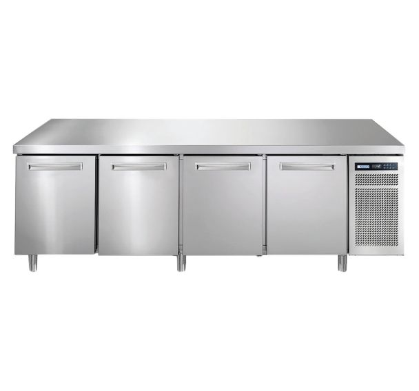 Meuble réfrigéré 600x400 négatif, 4 portes, groupe logé SPRING+SPR+ 804 BTS