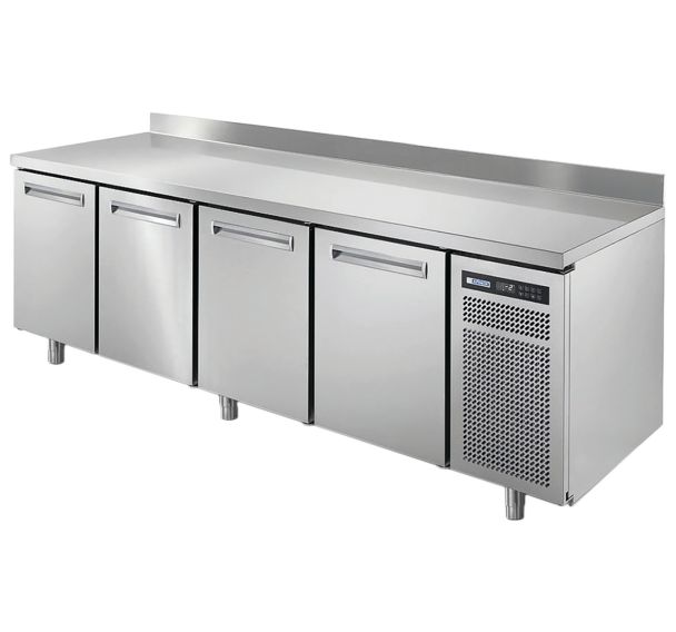 Meuble réfrigéré 600x400 positif, 4 portes, groupe logé SPRING+- SPR+804TNA/1