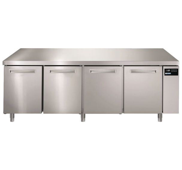 Meuble réfrigéré 600x400 positif, 4 portes, sans groupe SPRING- SPR804TN/R/1