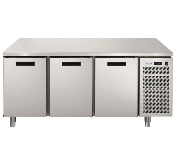 Meuble réfrigéré GN1/1 négatif, 3 portes, groupe logé LINEAR- LIN+703BT/1