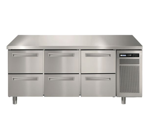 Meuble réfrigéré GN1/1 positif, 3 portes, groupe logé, SPRING+- SPR+703TN1/T6