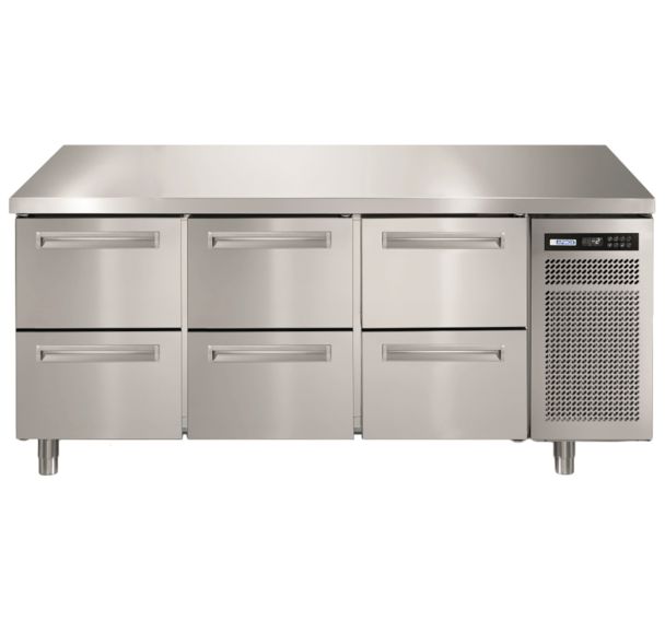 Meuble réfrigéré GN1/1 positif, 3 portes, groupe logé SPRING+- SPR+703TNA/T4/T1