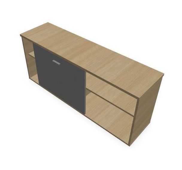 Meuble retour en mélamine Moka - Eol