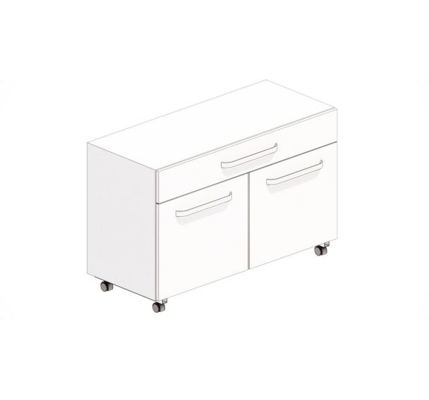 Meuble sous-paillasse avec tiroir - 2 portes