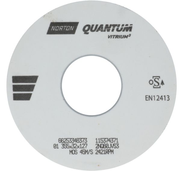 Meule plate rectification plane Quantum Vitrium Ø355x32x127mm