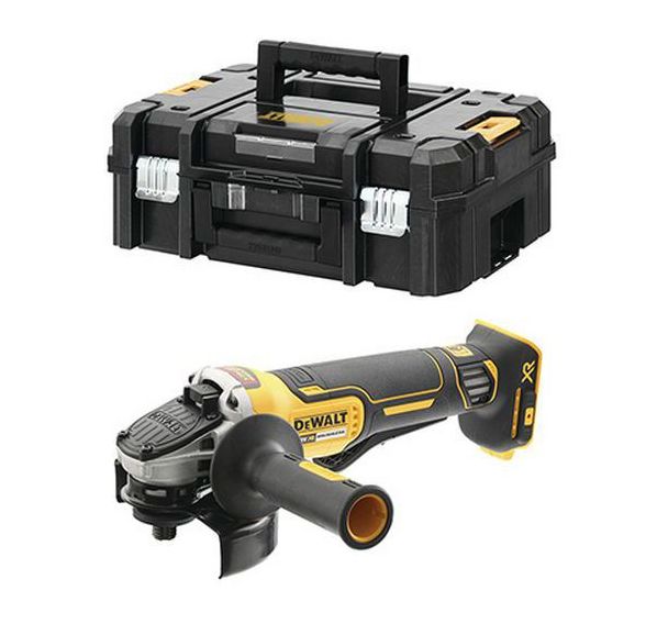 Meuleuse XR 18V Brushless 125mm - interrupteur à pallette - DEWALT