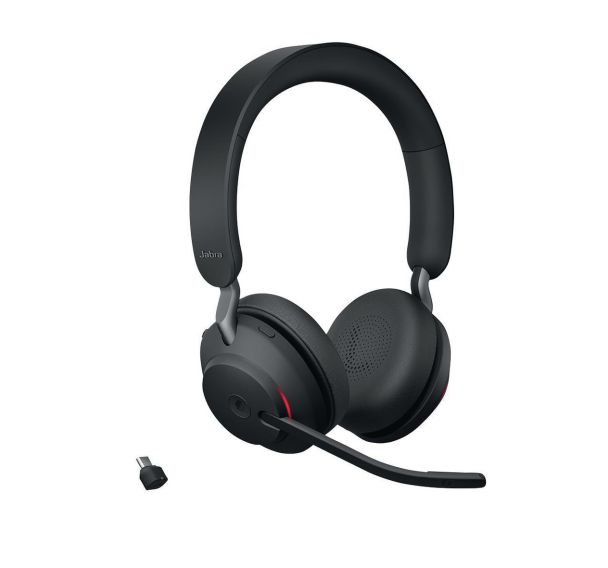 Micro-casque filaire Evolve2 65 Duo USB-C Link 380c - Jabra