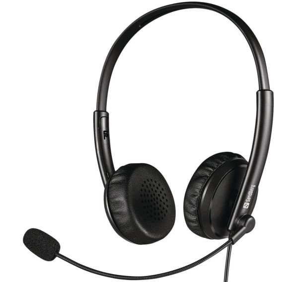 Micro-casque jack + USB - Sandberg