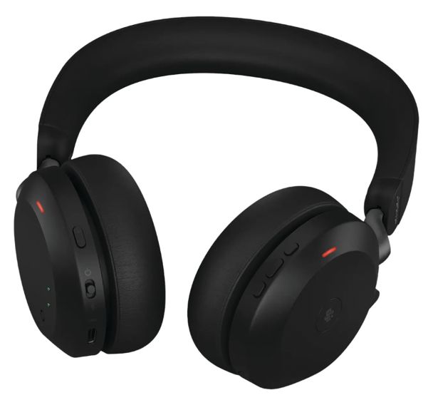 Micro-casque sans fil Evolve2 75 Stéréo + socle de charge - Jabra