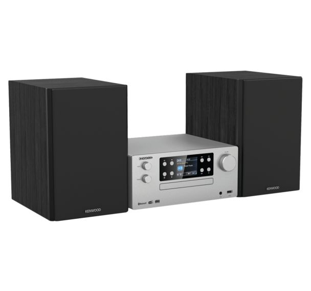 Micro-chaîne HiFi 2x50 W CD USB BT M-925DAB-S Gris - Kenwood