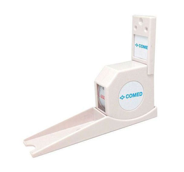 Micro toise murale à ruban