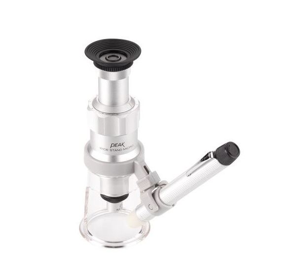 Microscope de poche avec éclairage - Grossissement 40x