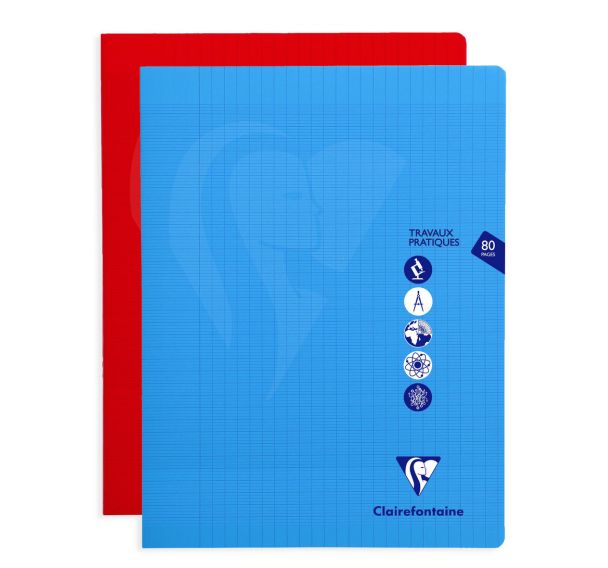 Mimesys TP piqûre polypro 24x32cm 80p séyès-uni coloris assortis - Lot de 10