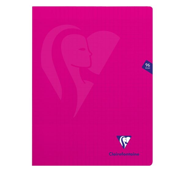 Mimesys cahier piqué polypro 24x32cm 96p séyès - Clairefontaine