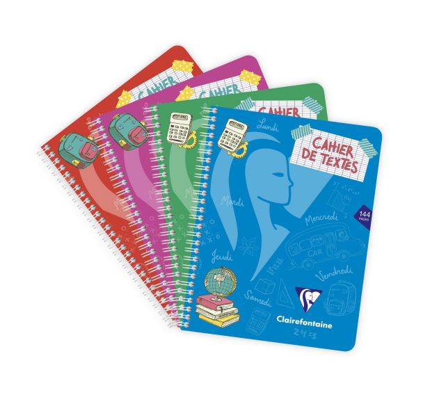 Mimesys textes reliure intégrale polypro 17x22cm 144p séyès coloris assortis