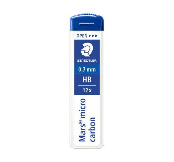 Mine pour porte-mines 0.7 mm HB (Etui de 12)