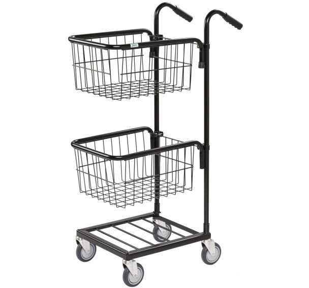 Mini-chariot de bureaux - 2 paniers - Kongamek