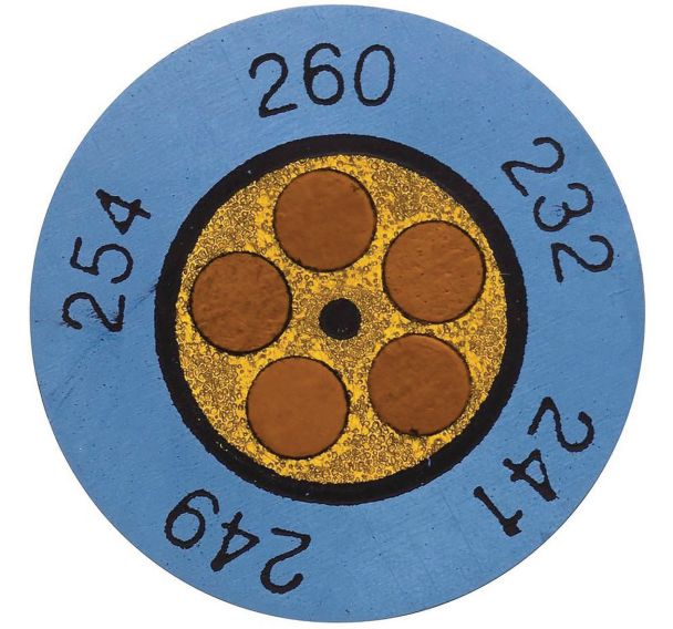 Mini-indicateurs (+143 et +166 °C) - Testo