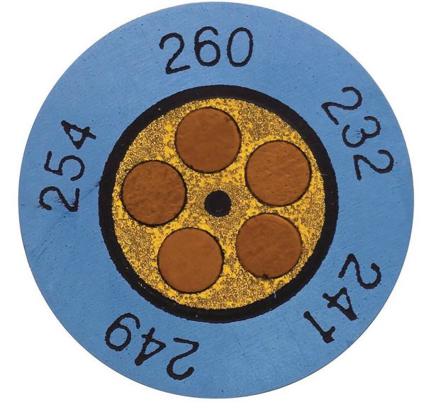 Mini-indicateurs (+60 et +82 °C) - Testo