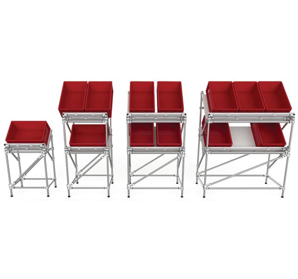 Mini-rack picking structure en V - Trilogiq