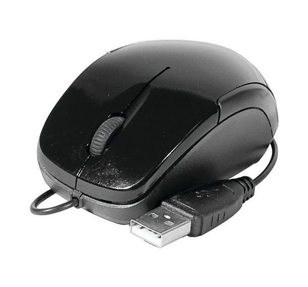 Mini souris à cordon rétractable M100-U - Dacomex