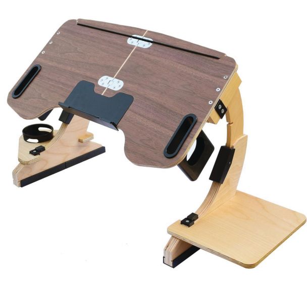 Mini bureau avec plateau ajustable